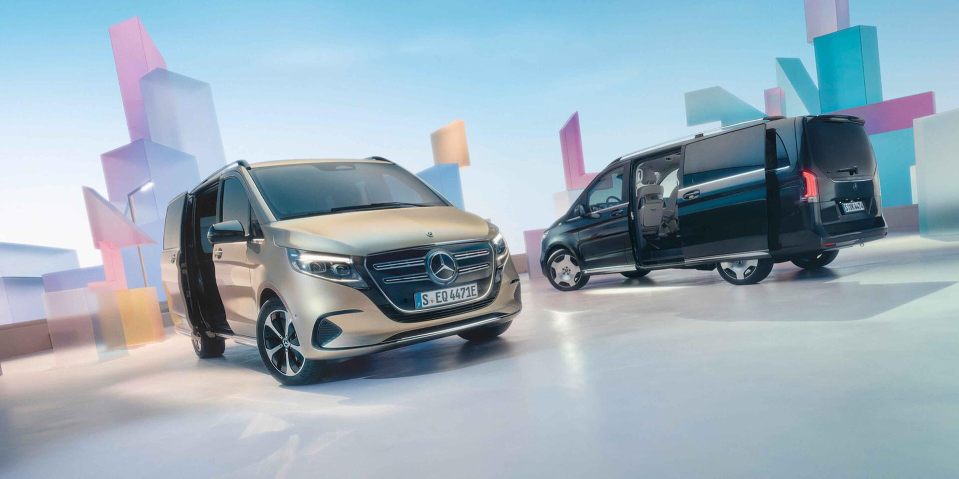 Der Mercedes-Benz EQV als Headerbild