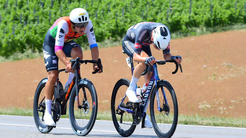 die Verfolgungsjagd im Finale der Österreichischen Straßen-Staatsmeisterschaften 