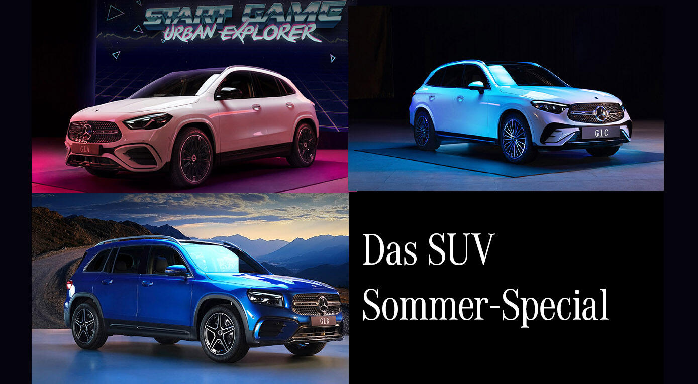 Das SUV_Sommer-Special ist da.