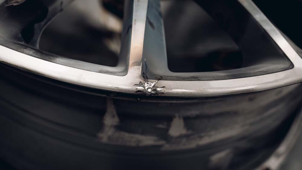 Felge mit Laserschweißtechnik bearbeitet